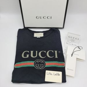 Gucci Women Oversize T-shirt with Gucci logo
